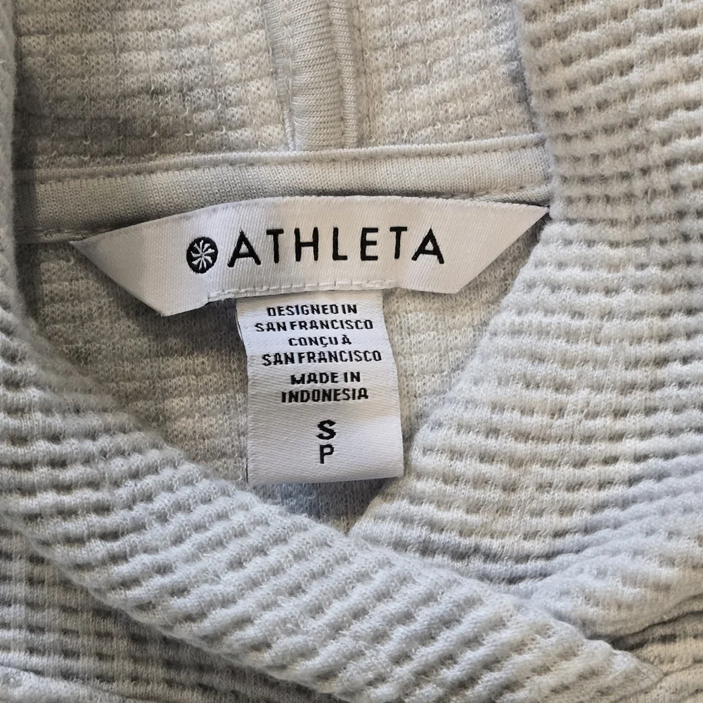 Atheta Coaster Waffle Hoodie in Light Heather Grey Women's Size Small - Picture 7 of 11